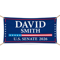 David Brock For Oregon U.S. Senate Banner Sign, 13 oz Waterproof US Senate Election 2026, Democratic Party Vinyl Banner With Metal Grommets
