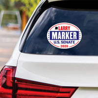 Larry Marker For New Mexico Senate 2026 Vinyl Sticker, Vote Larry Marker Decal, New Mexico Senate Elections 2026 Bumper Sticker, 6" x 4.5"