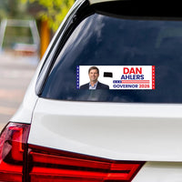 Dan Ahlers For South Dakota Governor 2026 Vinyl Sticker, Vote Dan Ahlers, South Dakota Governor Elections 2026 Bumper Sticker 10"x 3"