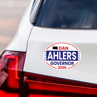 Dan Ahlers For South Dakota Governor 2026 Car Magnet - Vote Dan Ahlers Vehicle Magnet, Dakota Governor Elections 2026 Magnet - 6" x 4.5"