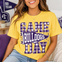 Personalized Game Day Shirt, Custom School Mascot Team Tee, Varsity Checkered Spirit Shirt, Sports Mom Outfit, Team Coach Gift for Her