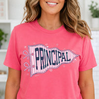 Principal Shirt for Women and School Leader, Cute Pennant Principal Tee, Back to School Outfit, Appreciation Gift, Staff Spirit Day 2026