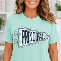 Principal Shirt for Women and School Leader, Cute Pennant Principal Tee, Back to School Outfit, Appreciation Gift, Staff Spirit Day 2026