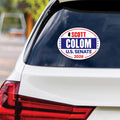 Scott Colom For Mississippi Senate 2026 Vinyl Sticker, Vote Scott Colom Decal, Mississippi Senate Elections 2026 Bumper Sticker, 6