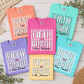 Personalized Fifth Grade Teacher Shirt, Custom Name Comfort Colors Tee, Cute Bow Classroom Shirt, Back to School Gift, Gift for Teacher