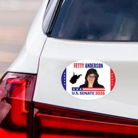 Fetty Anderson For West Virginia Senate 2026 Car Magnet - Vote Fetty Anderson Vehicle Magnet, West Virginia Senate Elections Magnet -6"x4.5"