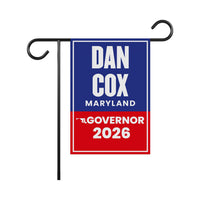 Dan Cox For Maryland Governor 2026 Garden Flag, Double Sided, 2026 Governor Flag,, Elections Flag, Race Red White & Blue Flag