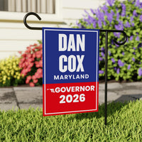 Dan Cox For Maryland Governor 2026 Garden Flag, Double Sided, 2026 Governor Flag,, Elections Flag, Race Red White & Blue Flag