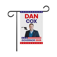 Dan Cox For Maryland Governor 2026 Garden Flag, Double Sided, 2026 Governor Flag,, Elections Flag, Race Red White & Blue Flag