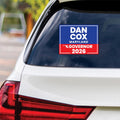 Dan Cox For Maryland Governor 2026 Vinyl Sticker, Vote Dan Cox, Maryland Governor Elections 2026 Bumper Sticker 6