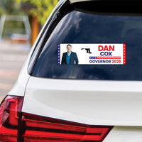 Dan Cox For Maryland Governor 2026 Vinyl Sticker, Vote Dan Cox, Maryland Governor Elections 2026 Bumper Sticker 10" x 3"