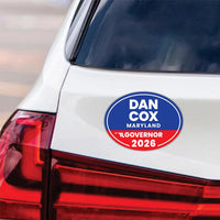 Dan Cox For Maryland Governor 2026 Car Magnet - Vote Dan Cox Vehicle Magnet, Maryland Governor Elections 2026 Magnet - 6" x 4.5"