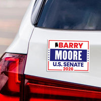 Barry Moore For Alabama Senate 2026 Car Magnet - Vote Barry Moore Vehicle Magnet, Alabama Senate Elections 2026 Magnet -6" x 4.5"