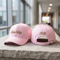 Personalized Lake Life Embroidered Hat, Custom Lake Wife Cap, Bridal Party Cap, Destination Wedding Weekend Favor, Bachelorette Party Hat