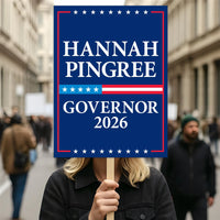 Hannah Pingree For Maine Governor 2026 Election Sign, Political Campaign Sign, Republican party, Governor Election 2026 Race Poster Sign