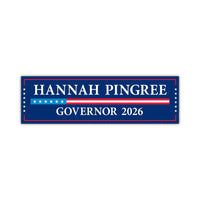 Hannah Pingree For Maine Governor 2026 Car Magnet - Vote Robert Charles Vehicle Magnet, Maine Governor Elections 2026 Magnet - 10" x 3"