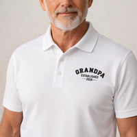 Custom Embroidered Polo Shirt for Dad and Grandpa, Personalized Polo Shirts for Birthday Gift, Weekend Wear, Dad Polo, Casual Polo