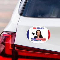Gina Hinojosa For Texas Governor 2026 Car Magnet - Vote Gina Hinojosa Vehicle Magnet, Texas Governor Elections 2026 Magnet - 6" x 4.5"