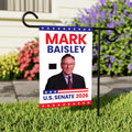 Mark Baisley For Colorado Senate 2026 Garden Flag, Double Sided, 2026 Senate Flag, Elections Flag, Race Red White & Blue Flag