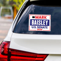 Mark Baisley For Colorado Senate 2026 Vinyl Sticker, Vote Mark Baisley Decal, Colorado Senate Elections 2026 Bumper Sticker, 6" x 4.5"