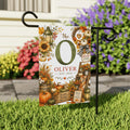 Personalized Fall Garden Flag, 12x18 Double Sided Yard Flag, Autumn Welcome Sign, Pumpkin Farmhouse Porch Decor, Housewarming Gift