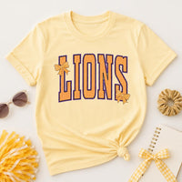 Personalized School Mascot Shirt, Custom Team Name Tee, Retro Varsity Bow Spirit Wear, Game Day Teacher Shirt, Custom Team Gift for Staff