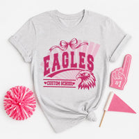 Personalized School Mascot Shirt, Custom School Name Spirit Tee, Varsity Team Graphic T-Shirt, Teacher Game Day Outfit, Team Mom Gift