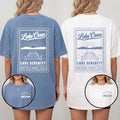 Personalized Lake Vacation Shirt, Custom Family Trip T-Shirt, Matching Lake Crew Outfit, Family Trip Gift, Front Back