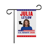Julia Letlow For Louisiana Senate 2026 Garden Flag, Double Sided, 2026 Senate Flag, Elections Flag, Anti-Trump, Race Red White Blue Flag