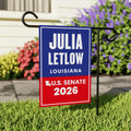 Julia Letlow For Louisiana Senate 2026 Garden Flag, Double Sided, 2026 Senate Flag, Elections Flag, Anti-Trump, Race Red White Blue Flag