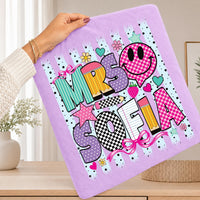 Personalized Teacher Name Shirt, Custom Mrs Name School Tee, Colorful Classroom Graphic, Back to School Outfit, Teacher Appreciation Gift