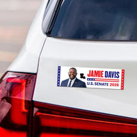 Jamie Davis For Louisiana Senate 2026 Car Magnet - Vote Jamie Davis Vehicle Magnet, Louisiana Senate Elections 2026 Magnet - 10" x 3"