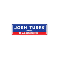 Josh Turek For Iowa Senate 2026 Car Magnet - Vote Josh Turek Vehicle Magnet, Iowa Senate Elections 2026 Magnet - 10" x 3"