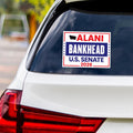 Alani Bankhead For Montana Senate 2026 Vinyl Sticker, Vote Bankhead Decal, Montana Senate Elections 2026 Bumper Sticker, 6