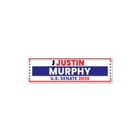 Justin Murphy For New Jersey Senate 2026 Vinyl Sticker, Vote Justin Murphy Decal, New Jersey Senate Elections 2026 Bumper Sticker, 10" x 3"