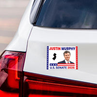 Justin Murphy For New Jersey Senate 2026 Car Magnet - Vote Justin Murphy Vehicle Magnet, New Jersey Senate Elections 2026 Magnet - 6" x 4.5"