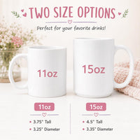 Personalized Teacher Coffee Mug, Teacher Name Ceramic Mug, Floral Classroom Coffee Cup, Teacher Desk Mug, Teacher Appreciation Gift