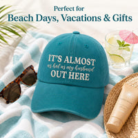 Hot Husband Quote Embroidered Hat, Funny Wife Summer Cap, Low Profile Dad Hat, Beach Vacation Outfit, Bio Washed Cotton Cap Gift for Her