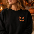 Pick Your Face Embroidered Halloween Sweatshirt, Spooky Pumpkin Hoodie, Custom Jack O Lantern Shirt, Festive Shirt, Cozy Fall Gift