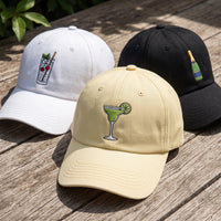 Choose Your Cocktail Embroidered Hat, Martini Margarita Wine Cap, Bachelorette Outfit Hat, Girls Trip Accessory, Bridal Shower Gift