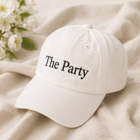 Personalized Wife of the Party Embroidered Hat, Custom Bridal Party Caps, Bachelorette Outfit Hat, Bridesmaid Gift, Wedding Party Favor