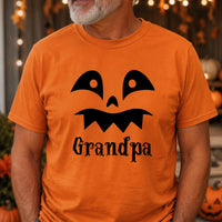 Personalized Halloween Family Shirt, Custom Pumpkin Face Tee, Matching Spooky Group Outfit, Mom Dad Kids Halloween Top, Costume Party Gift