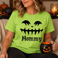 Personalized Halloween Family Shirt, Custom Pumpkin Face Tee, Matching Spooky Group Outfit, Mom Dad Kids Halloween Top, Costume Party Gift