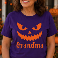 Personalized Halloween Family Shirt, Custom Pumpkin Face Tee, Matching Spooky Group Outfit, Mom Dad Kids Halloween Top, Costume Party Gift