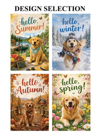 Personalized Dog Photo Garden Flag, 12x18 Double Sided Outdoor Decor, Custom Pet Name Flag, Seasonal Birthday Porch Decor, Dog Mom Gift