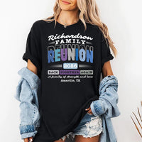 Personalized Family Reunion Shirt, Custom Last Name Tee, Matching Group Vacation T-Shirts, Back Together Again Outfit, Reunion Trip Gift