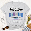 Personalized Family Reunion Shirt, Custom Last Name Tee, Matching Group Vacation T-Shirts, Back Together Again Outfit, Reunion Trip Gift