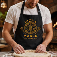 Custom Grill Dad Embroidered Apron, Personalized Grill Master Cooking Apron, Name and Title Design, BBQ Grilling Apron, Gift for Dad