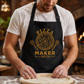 Custom Grill Dad Embroidered Apron, Personalized Grill Master Cooking Apron, Name and Title Design, BBQ Grilling Apron, Gift for Dad