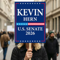 Kevin Hern For Oklahoma Senate 2026 Election Sign, Anti-Trump, Political Campaign Sign, Senate Election 2026 Race Poster Sign